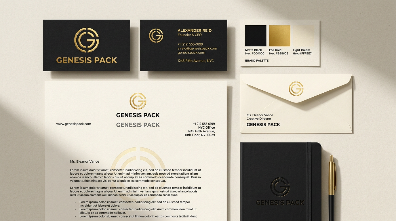 Identidad visual de Genesis Pack